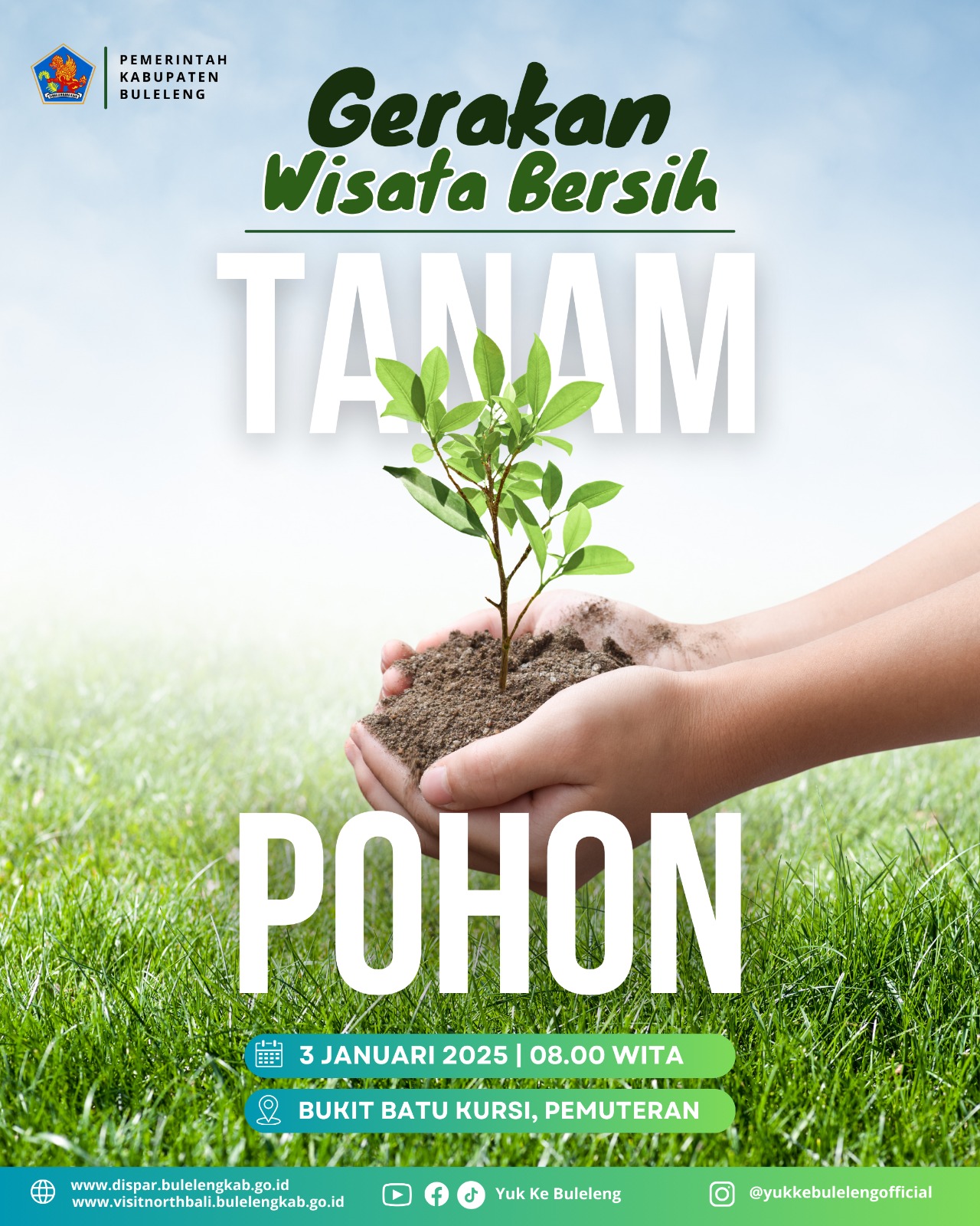 Gerakan Wisata Bersih Tanam Pohon di Desa Pemuteran