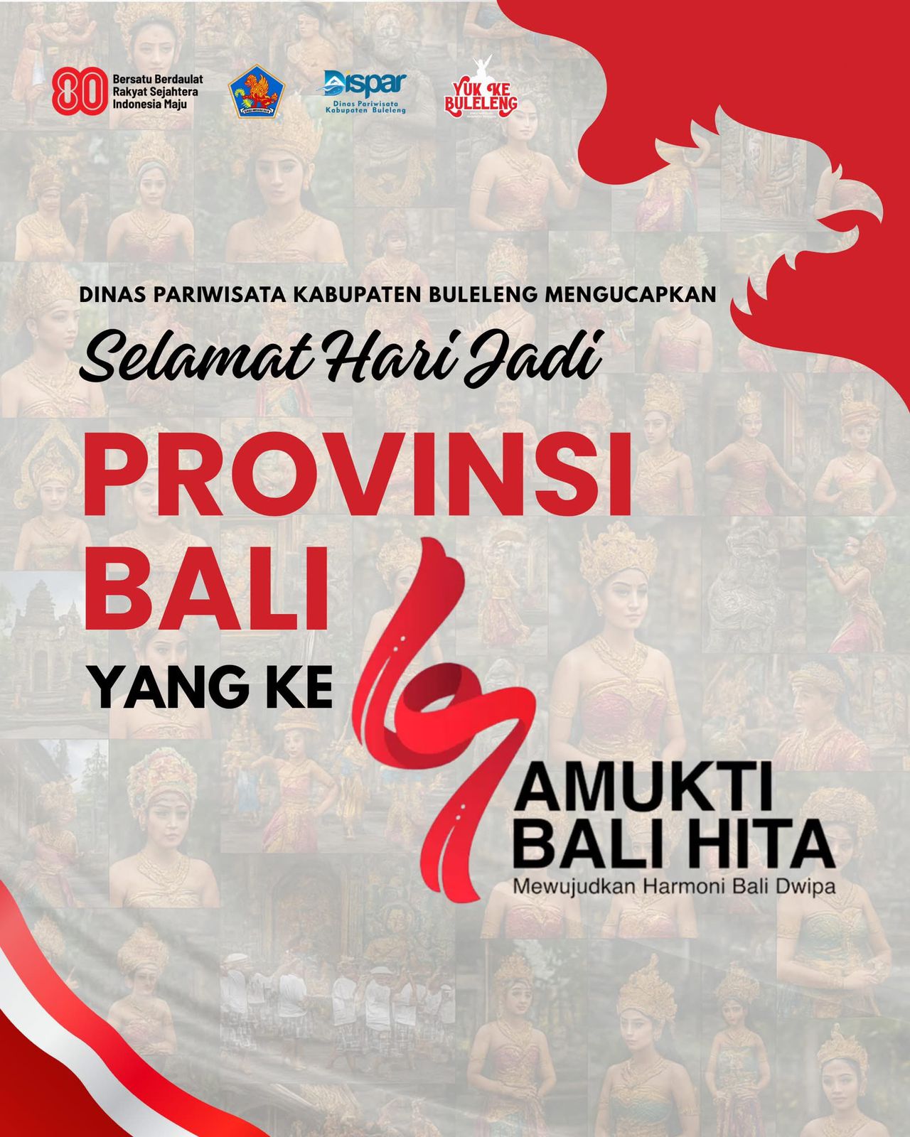 Selamat Hari Jadi Provinsi Bali ke-67
