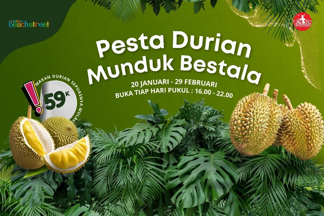 PESTA DURIAN MUNDUK BESTALA hadir menawarkan beragam aktifitas kuliner khususnya beragam buah unggulan khas Bali Utara nih