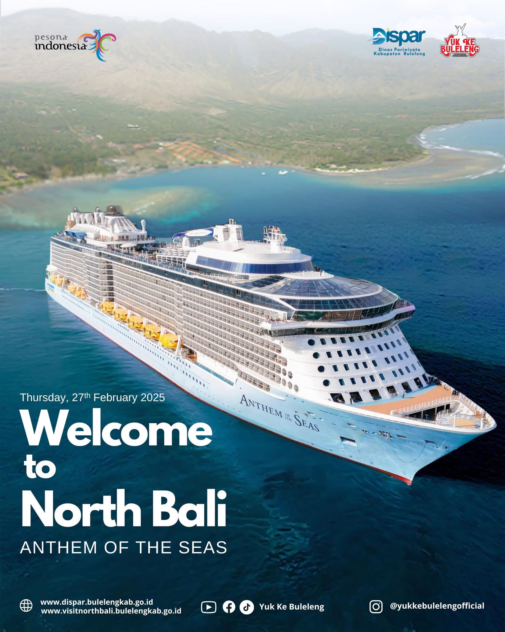 Welcome to North Bali, Anthem of the Seas! 